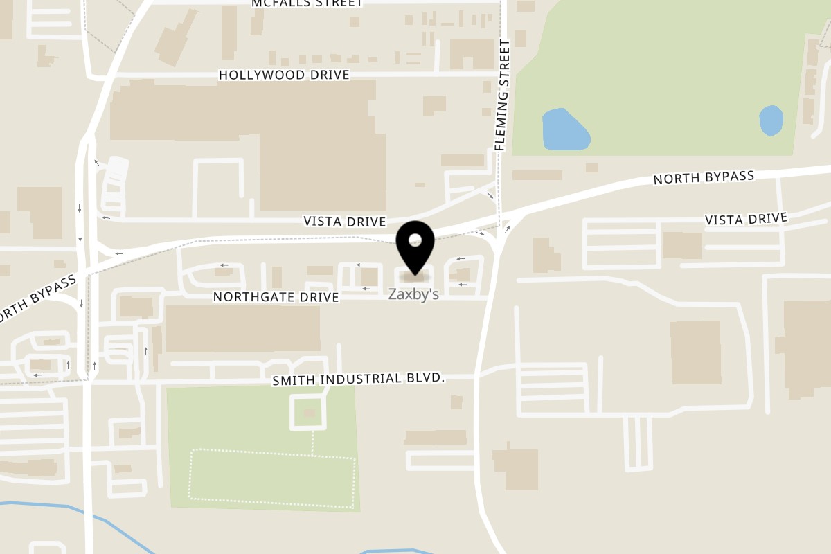 Map showing the location of Taco Roble (Dalton) on 352 Northgate Dr in Dalton